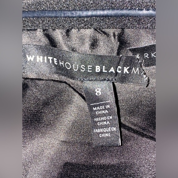 White House Black Market Metallic Clip Jacquard Dress  Fairycore Whimsigoth SZ 8 - Picture 3 of 10